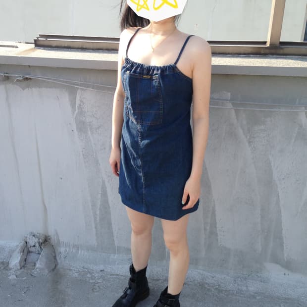 Vintage denim dress