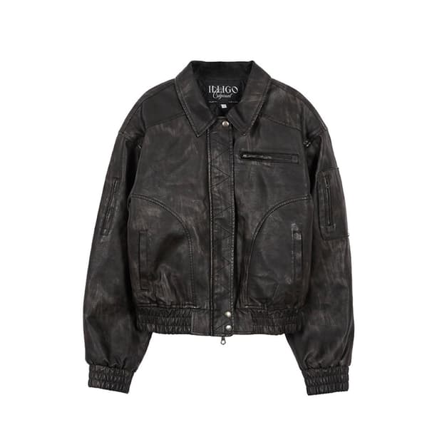 일리고 레더 자켓 M