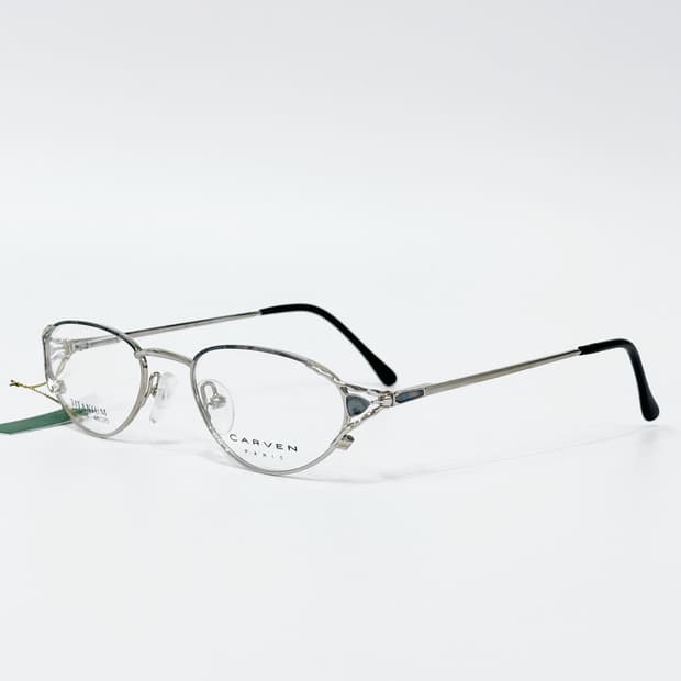 CARVEN 크랙 블루 스톤 데드스탁 빈티지안경