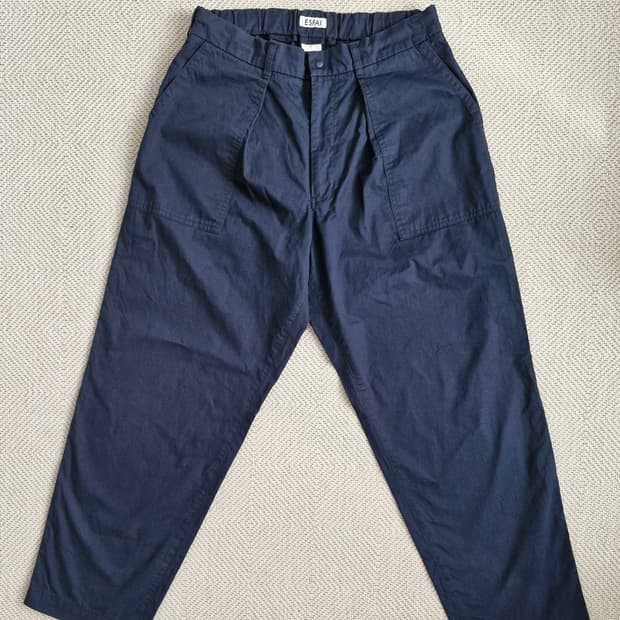 ESFAI 에스파이 원 턱 밴딩 퍼티그 팬츠 M 