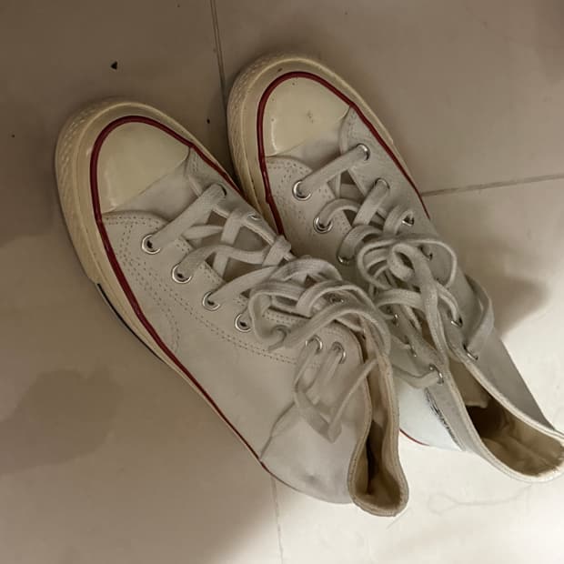 컨버스 하이 화이트 230(2.5)