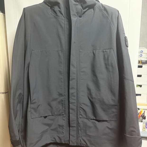 스톤아일랜드 쉐도우 프로젝트 고어텍스 오파크 나일론 자켓 블랙 L