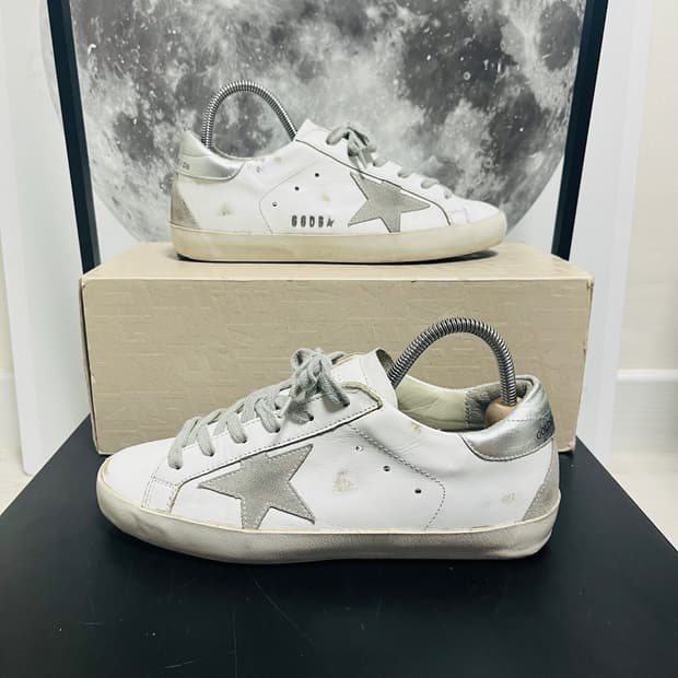 정품 37) 골든구스 실버탭 스니커즈 235~240