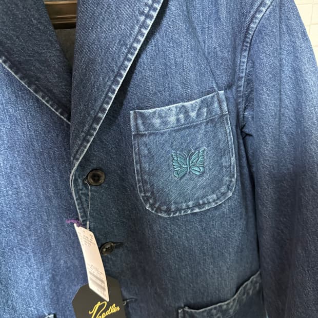 니들스 저널스탠다드 별주 12oz 데님 테일러드 자켓