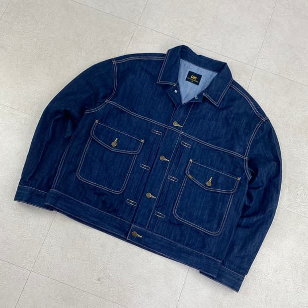 Lee 2세대 포켓 데님 복각 트러커 자켓(105)