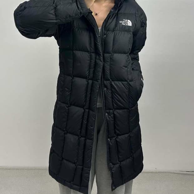 노스페이스 구스다운 우먼 롱패딩(S)