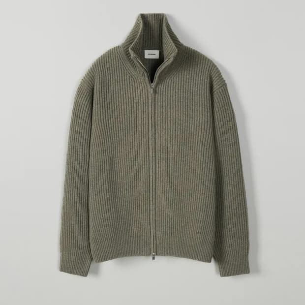 인더로우 로이 풀 집업 가디건