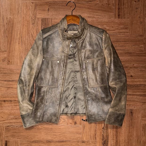 일본빈티지 양가죽 레더자켓
