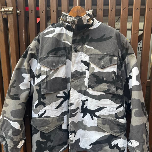 민수용 설상 화이트 카모 스나이퍼 자켓 
