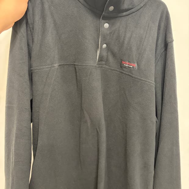 트루릴리전 플리스 하프집업 블랙 2XL (110)