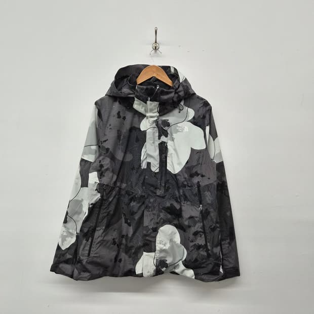 노스페이스 바람막이 블랙 / 패턴 남성 XL