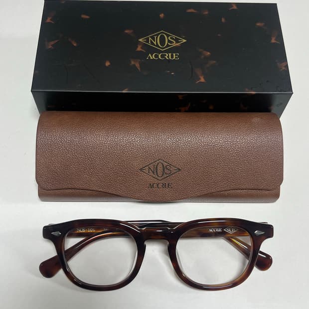 어크루 안경 nos10L 48사이즈 톨토이즈 컬러