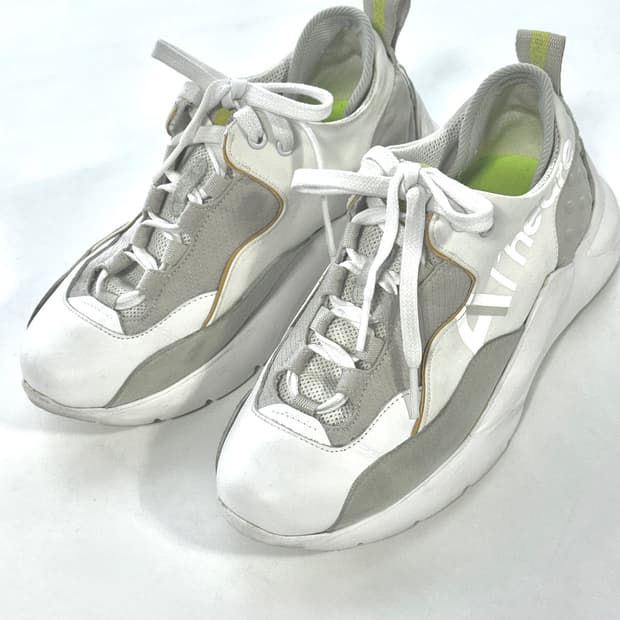 타임 TIME 레터링 프린팅 블록 스니커즈