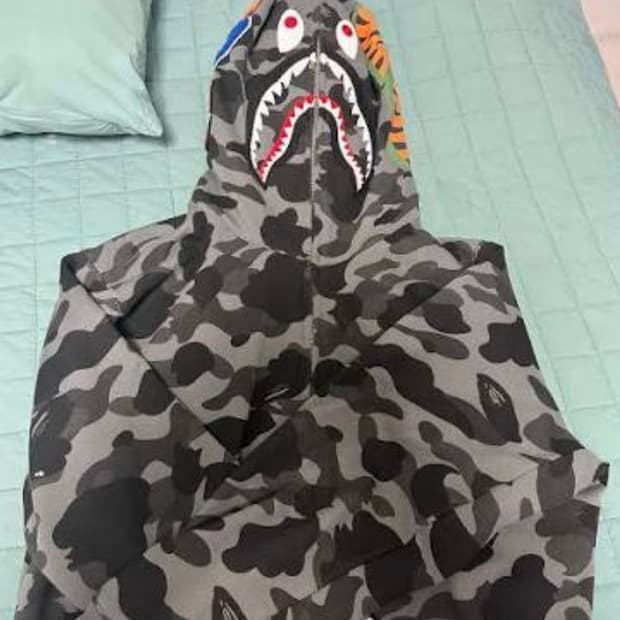 베이프 샤크후드 흑계 xl 새상품 정품