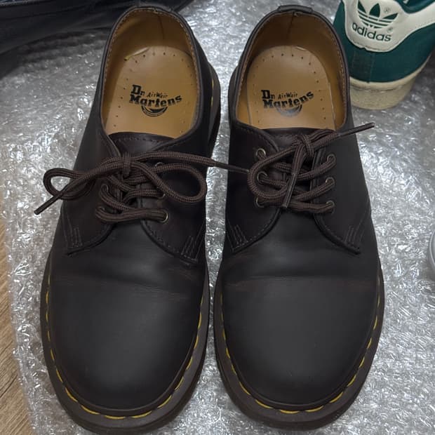 닥터마틴1461 크레이지홀스 빈티지브라운 uk4