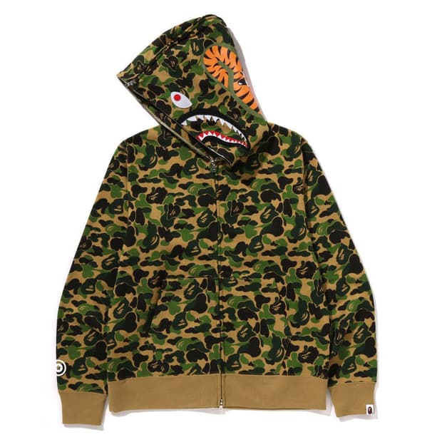 [S,M,L]베이프 25fw ABC 샤크 풀 후드집업