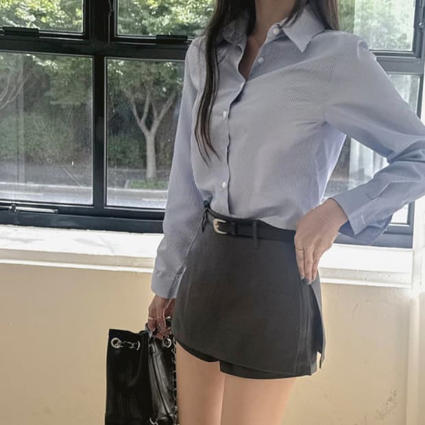 데얼쉬이즈 스트라이프 셔츠