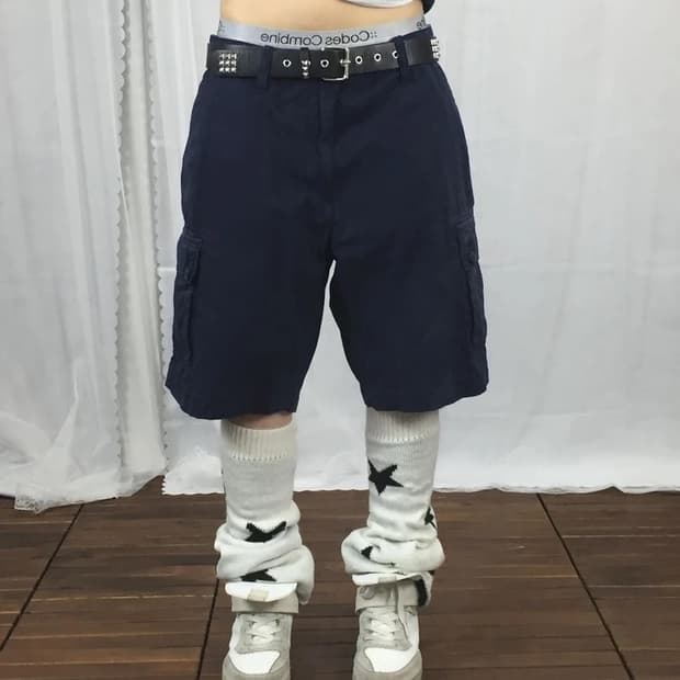 Tommy Hilfiger Navy Cargo Shorts