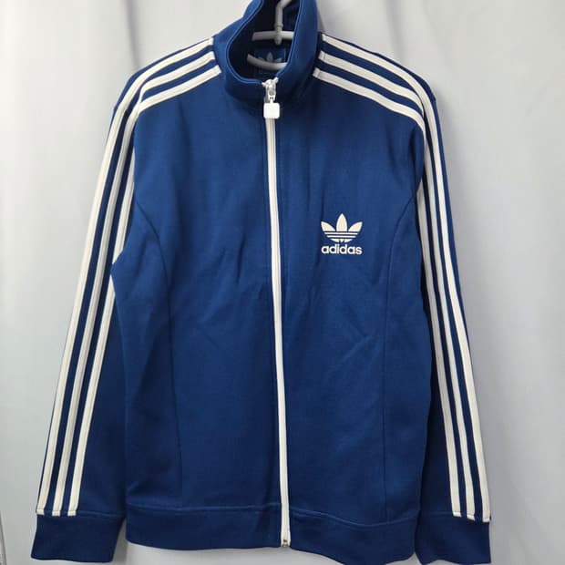 77(104) 아디다스 유로탑 오리지널 로고 트랙탑 져지 네이비 