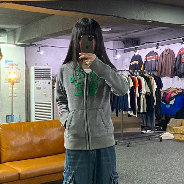 아베크롬비 92 패치로고 후드집업 B5371