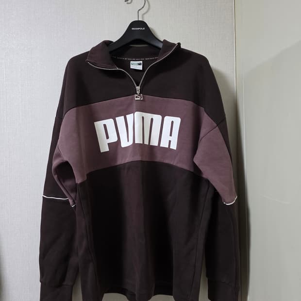 푸마 FUMA 하프집업 긴팔 티셔츠 L