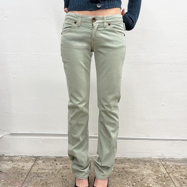 엠포리오 아르마니 어드저스터블 데님 팬츠