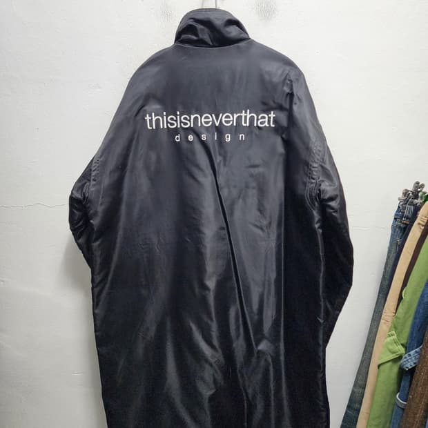 디스이즈네버댓 3m 빅로고 코치자켓 돕바