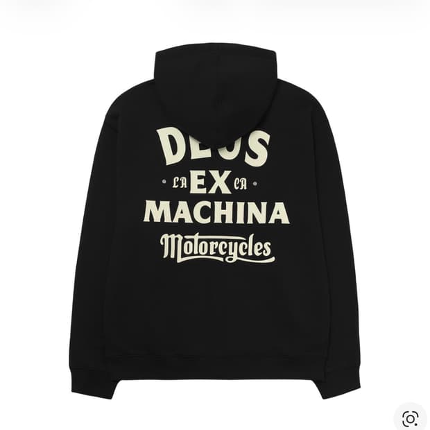 새상품) 데우스 엑스 마키나 드리프터 후드 집업 2XL 블랙