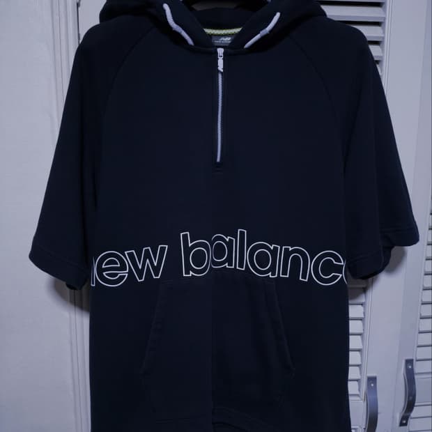 95 뉴발란스 반집업 후드