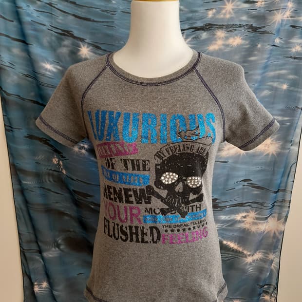 와투케 펑크 스컬 반팔티