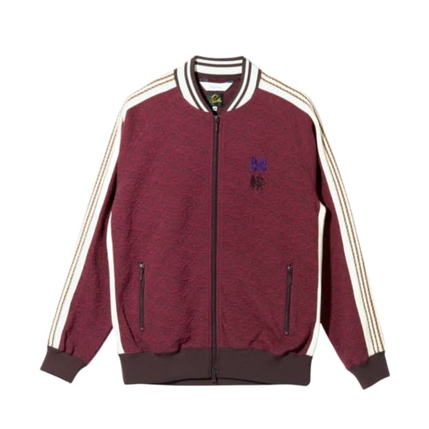 니들스 x 사스콰치패브릭스 R/C 트랙 자켓 블리스터 자카드 다크 퍼플