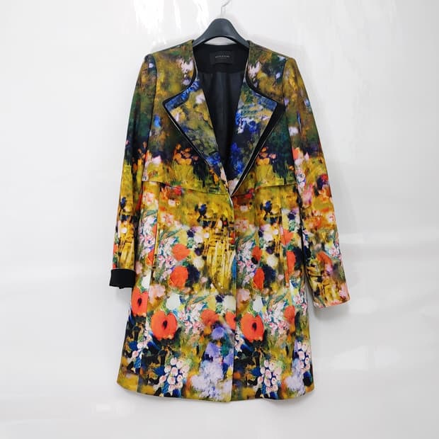 MOJO.S.PHINE 모조에스핀 여성 플라워무늬 라운드자켓