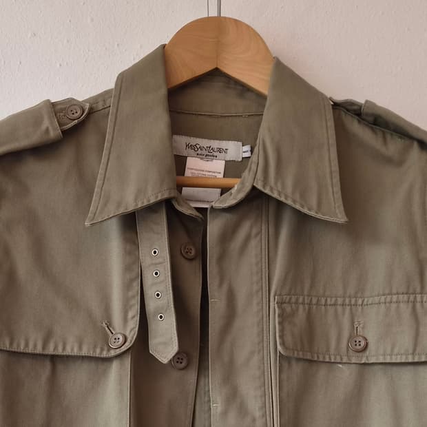 입생로랑 여성 야상셔츠자켓