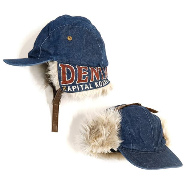 캐피탈 데님 런드리 헌터캡 Kapital Denim Laundry cap