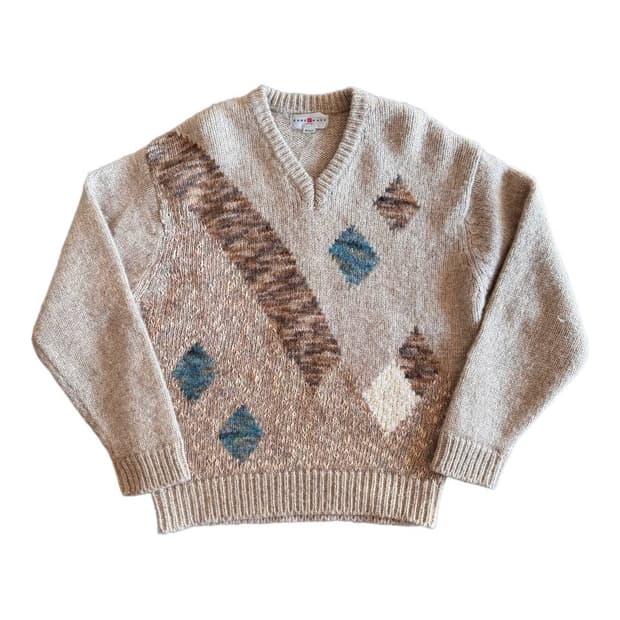 Dover Gate v neck wool sweater