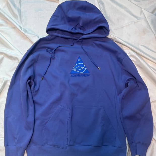 Ader Error Purple cotton hood