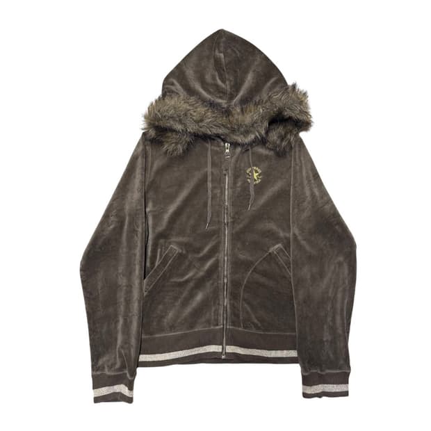 컨버스 일본 라이센스 울프조 벨벳 후드집업