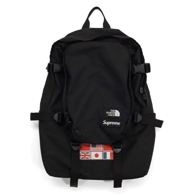 슈프림 x 노스페이스 14ss 익스패디션 국기 백팩