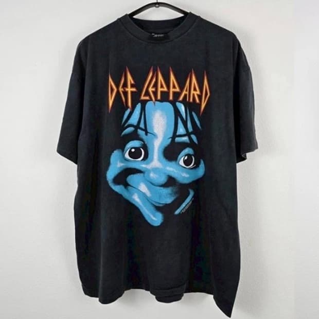 (rep) 빈티지 데프 레퍼드 밴드 티셔츠 AA