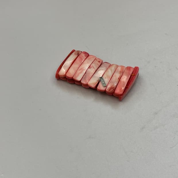 살몬 자개 빅팔찌