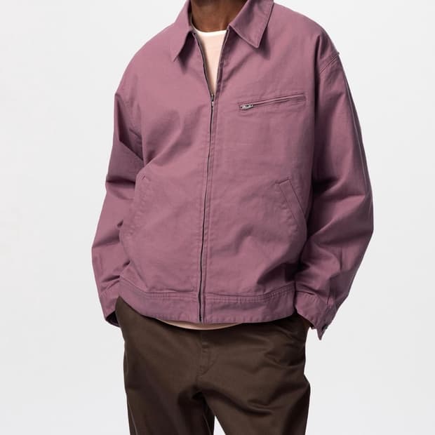 유니클로 집업 블루종