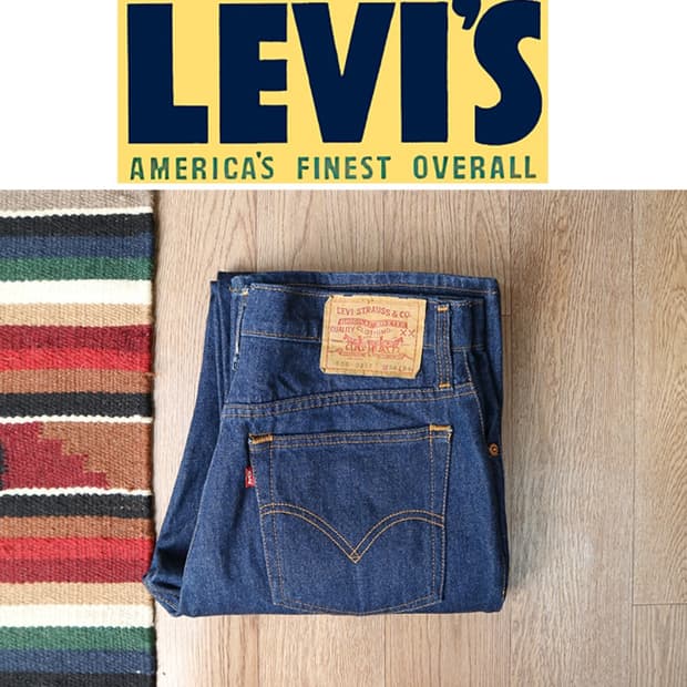 일본판 80S LEVIS 리바이스 505-0217 빈티지 데님
1981년