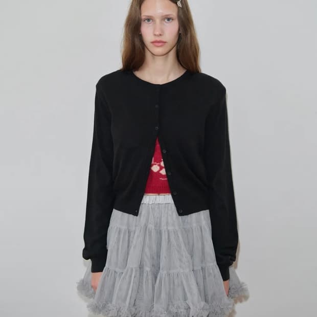 [팝니다] Sinoon Logo Cardigan (Black)