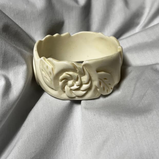 넘버나인 로즈 뱅글 화이트 라지