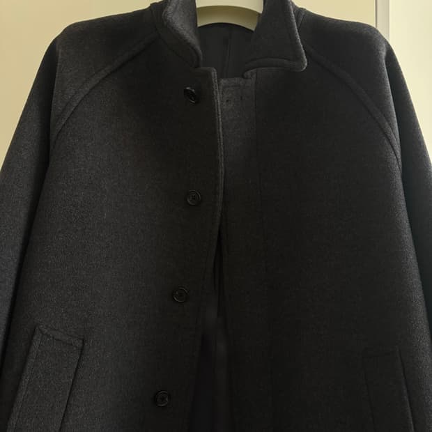 브라운야드 발마칸 코트 차콜 색상 4사이즈