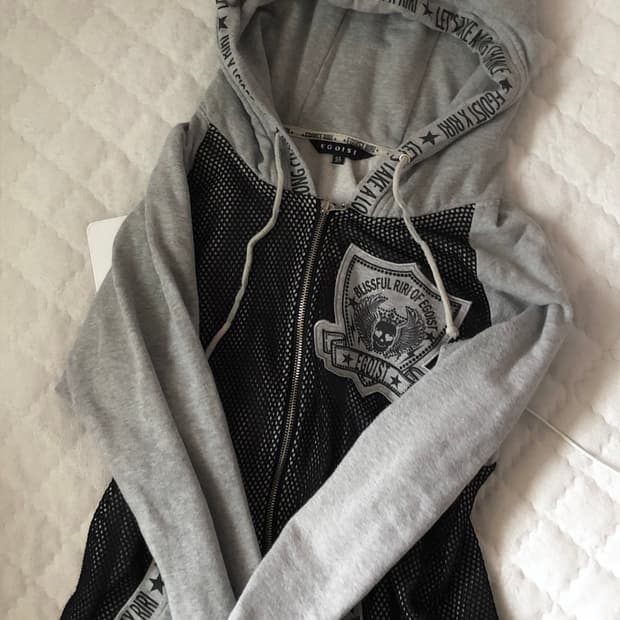 에고이스트 펑크 해골 후드집업