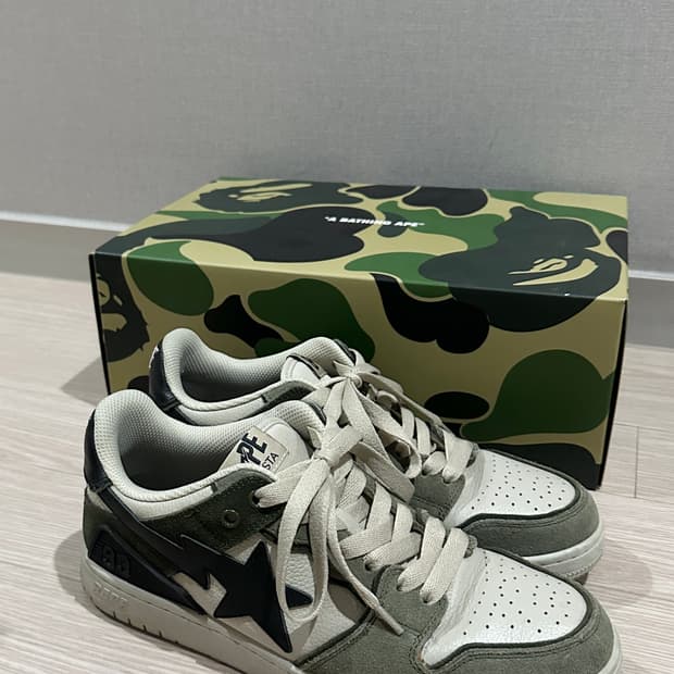 베이프 sk8 스타 로우 