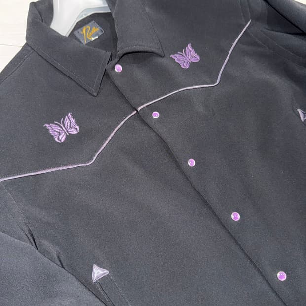 니들스 파이핑 카우보이자켓 블랙