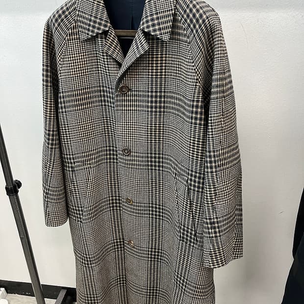 100) 솔리드옴므 하운드투스 체크 코트