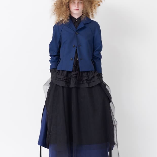 2way Stripe Transformed Padded Skirt